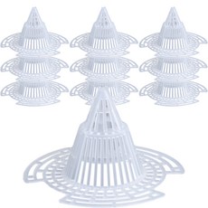 MA 花盆排水塑膠錐形網 三角錐 L, 10個