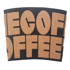 Big Traders BT The Coffee 冰飲拋棄式杯套 1013 黑色 92mm, 200入, 1個