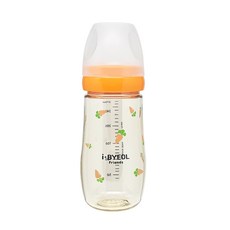 아이별프렌즈 국내 제조 아기 캐럿 PPSU 젖병 트윈팩, 오렌지, 270ml, 1개