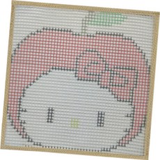 알로데 다용도 러그 발매트 DIY 스킬 자수 세트 30 x 30 cm, 1세트, DS76