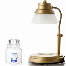 타이머 캔들워머 + 양키캔들 스몰자 104g 세트, 미드나잇자스민, 혼합색상