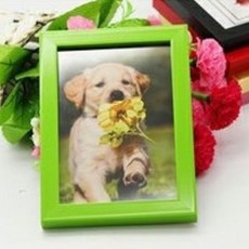 LEANNVERE 室內裝飾桌上型追思納骨塔照片迷你相框, 綠色