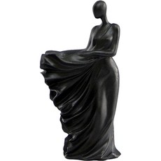 風中女子燭台, 黑色