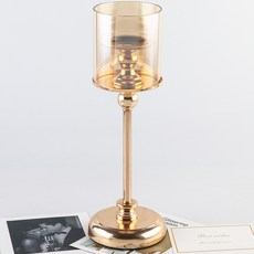 大號金色燭台底座, 單色