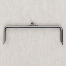 HAPPY BEARS 方形素面口金框 19cm, 金屬灰, 1個