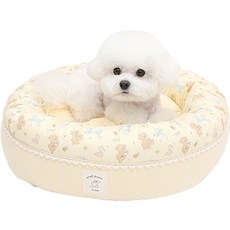 ITS DOG 寵物有機Honey Bebe圓形睡窩, 黃色