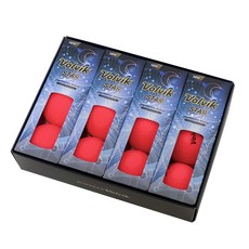 Volvik 富維克 Star霧面彩色高爾夫3層球, 紅色, 3入, 4組