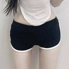 ODIPASS 女款撞色海豚訓練短褲