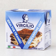 VIRGILIO 마스카포네 치즈, 500g, 1개