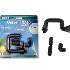 JBL 珍寶 觀賞魚外置過濾器寬型出水管套組 12 / 16 mm, 1個