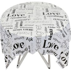 POTEGAR 字母一次性餐桌布, 1入, 10個