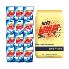 MUGUNGHWA 無窮花 Power No.1洗衣粉補充包, 1包, 9.6kg