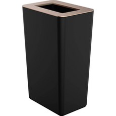 Rema 開放式方形垃圾桶 20L, 金黑色