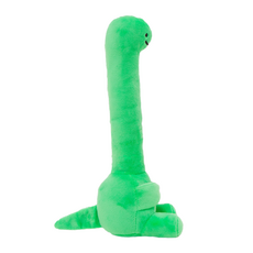 강아지 브라키오 오도독 삑삑이 토이, 그린, 1개