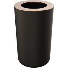 CS Living Lema 開放式圓形垃圾桶 20L, 金黑色