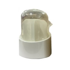 Plus It 旋轉化妝品收納架 圓形, 1個, 米色