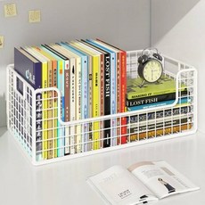 제이밀 데스크 책 수납 1단, 화이트