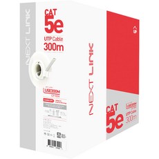 NEXT LINK 直連 UTP CAT 5E 網路線 300m CP-1504, 1個, 混合顏色