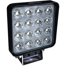 JM MOTORS Motors 高級 LED 16燈 方形擴散型探照燈, 1個, 6000K, 880