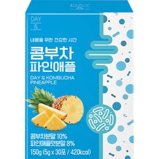 DAY& 康普茶隨身包 鳳梨口味, 5g, 30條, 1盒