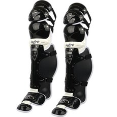 RAWLINGS 捕手護腿 Asian Fit LG950XKR, 黑色