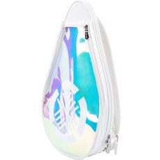 TECH SKIN 鐳射網球單肩包, 白色, 1個