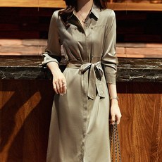 페이퍼먼츠 단아린 고퀄원단 셔츠 원피스 03867 빅사이즈 포함