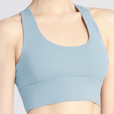 Hiery 女款交叉背心掛鉤式皮拉提斯上衣