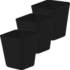 cofv 廚房用收納小籃子, 3個, 黑色