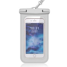 Starlive 彩色 手機防水袋, 白色, 1個