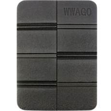 攜帶式可折疊露營地墊, 黑色