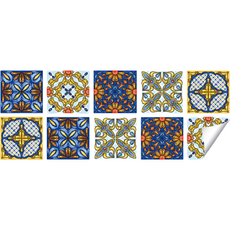 바우마켓 데코피디 3D 방수 타일 스티커 10종 세트, HT-03