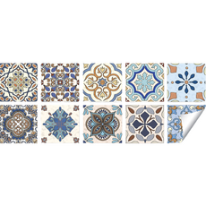 바우마켓 데코피디 3D 방수 타일 스티커 10종 세트, HT-08