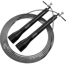 SPART The Ddolcat鋼絲訓練Crossfit跳繩, 黑色