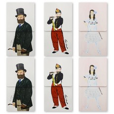 The Somsi 趣味名畫現金信封 3款 x 2入組, 1套, 混色