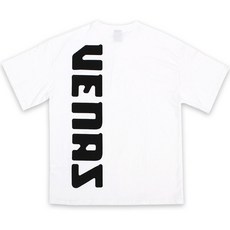 SAPA Benas 寬鬆版型後背亮點短袖T恤, 白色