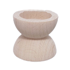 Merry Guild 燭台 蠟燭台 蠟燭 現代風 底座 小型 雙層, 木質