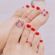 오호라 젤스트립 페디 30p 세트, 체리 크러쉬, 1개