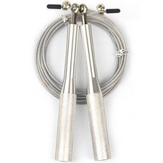 B VID Rogar 鋼絲輕量水瓶型跳繩, 銀色