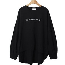 라라온 여성용 통기성 루호 언밸런스 긴팔티