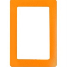 J磁性畫框 壁掛式相框, 橘色