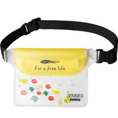 Lazenda Afish 腰部固定防水袋, 1個, 黃色