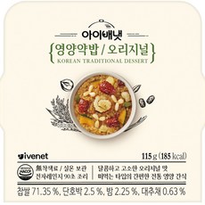 아이배냇 유아용 영양약밥 115g, 오리지널, 1개