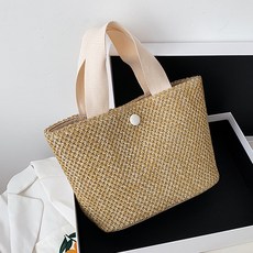 보나비 라탄 비치 백