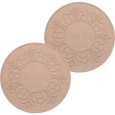 SiliconStory 鉑金矽膠電磁爐保護墊 200mm, 粉紅色, 2個