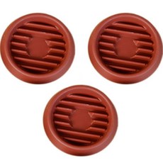 Get Choice 花盆植物防過濕接水盤底座, 紅色, 3個