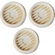 겟초이스 화분 식물 과습 예방 물받이 받침대, 크림, 3개