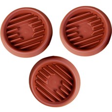 겟초이스 화분 식물 과습 예방 물받이 받침대, 레드, 3개