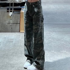 여성용 메이첼 풀룩 와이드 데님 02030