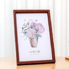 라젠다 모던 우드 사진 액자, 다크오크, 1개